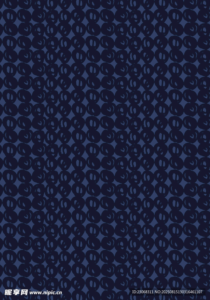 深蓝色几何图案布料纹理