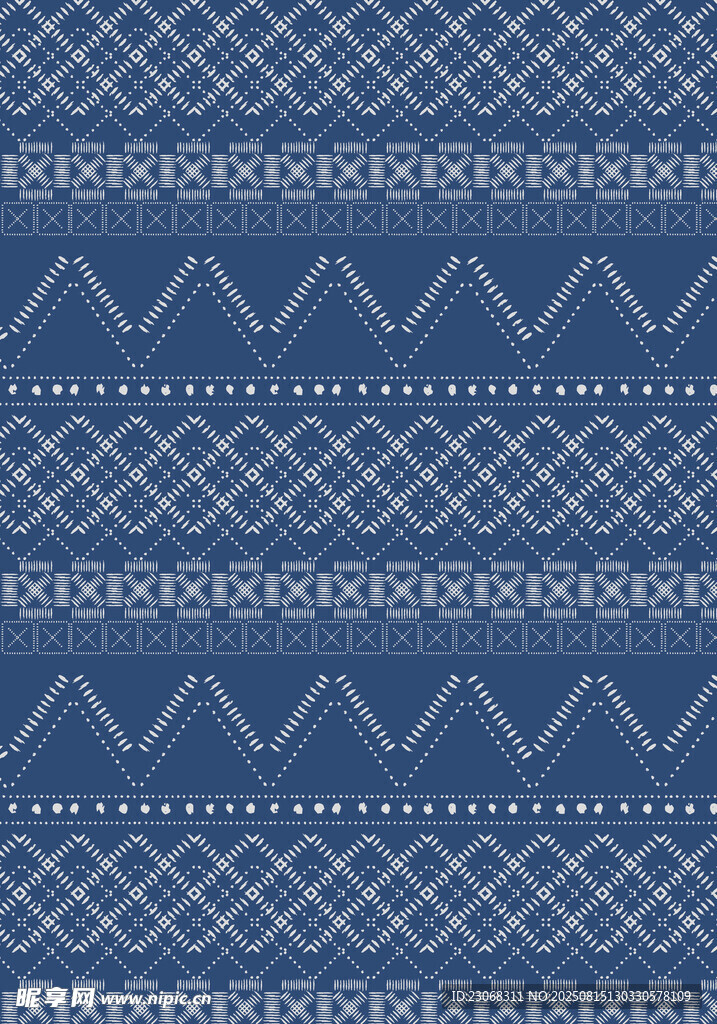 蓝色几何图案纹理背景