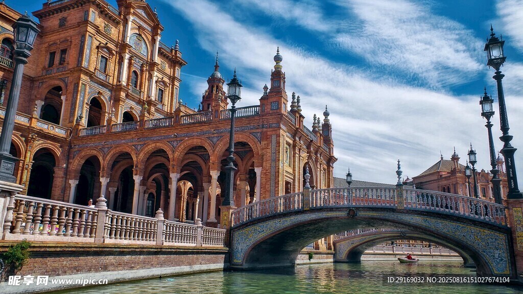 西班牙广场壮丽建筑景观
