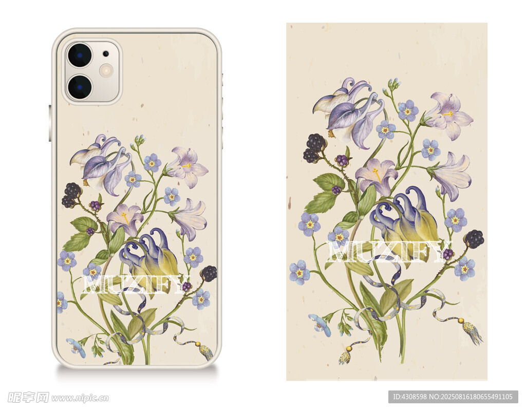 手机壳 花卉图案