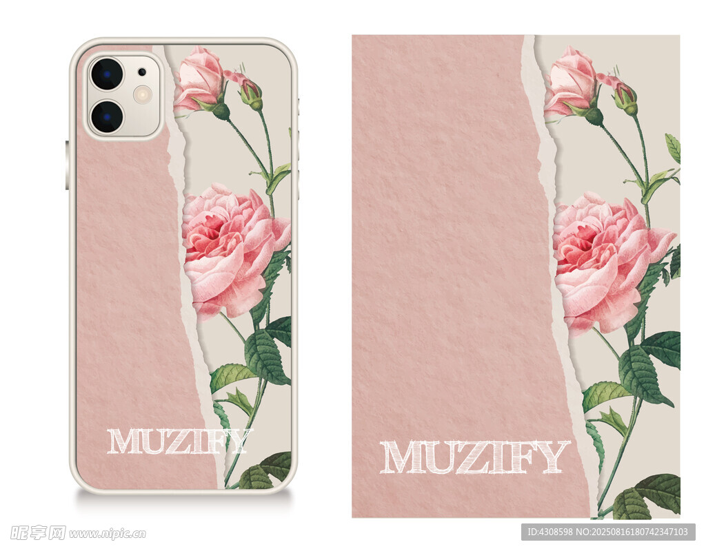 手机壳 玫瑰图案