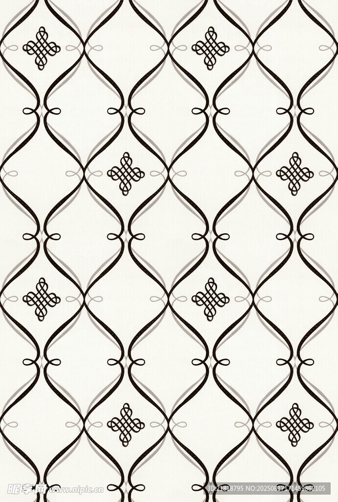 几何菱形花纹图案设计单元