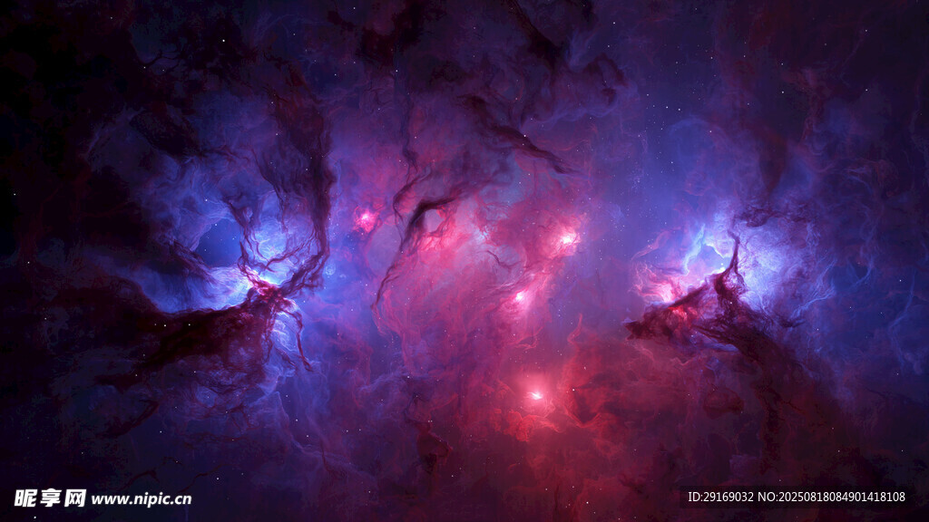 梦幻星云宇宙景象