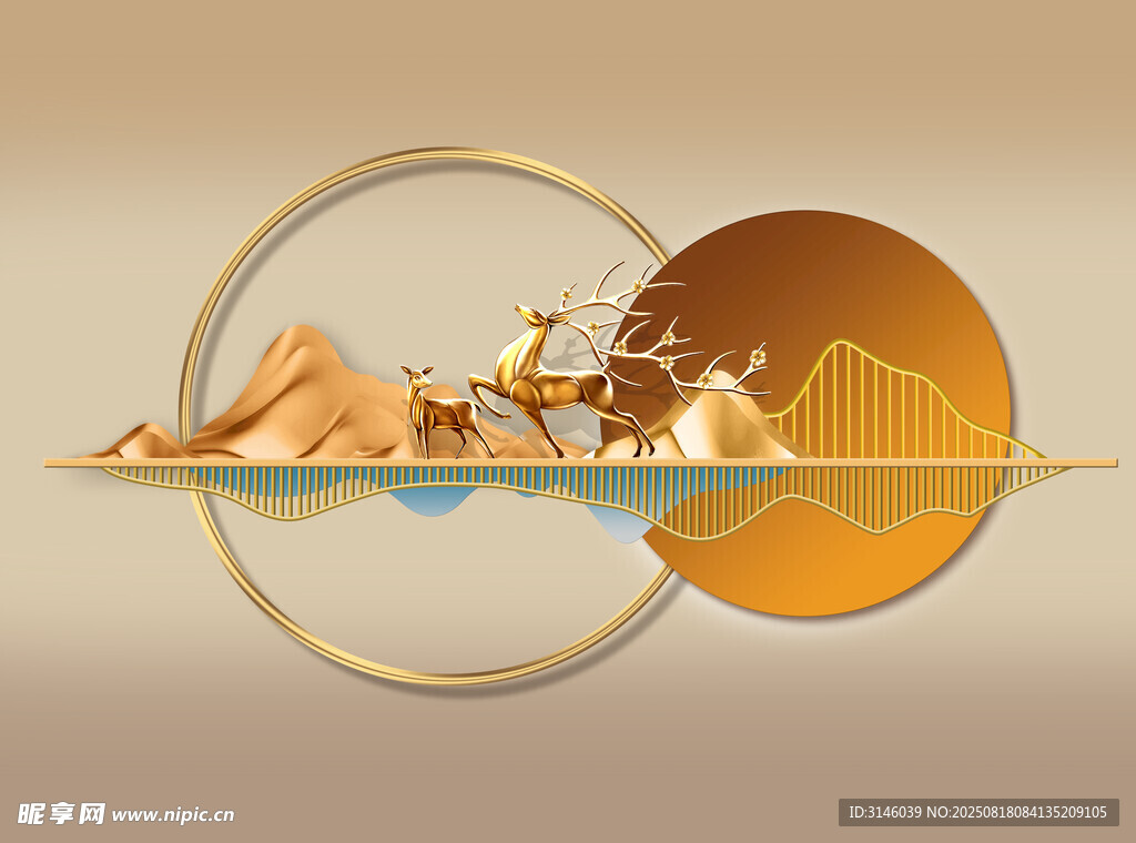 优雅躺卧的时尚模特