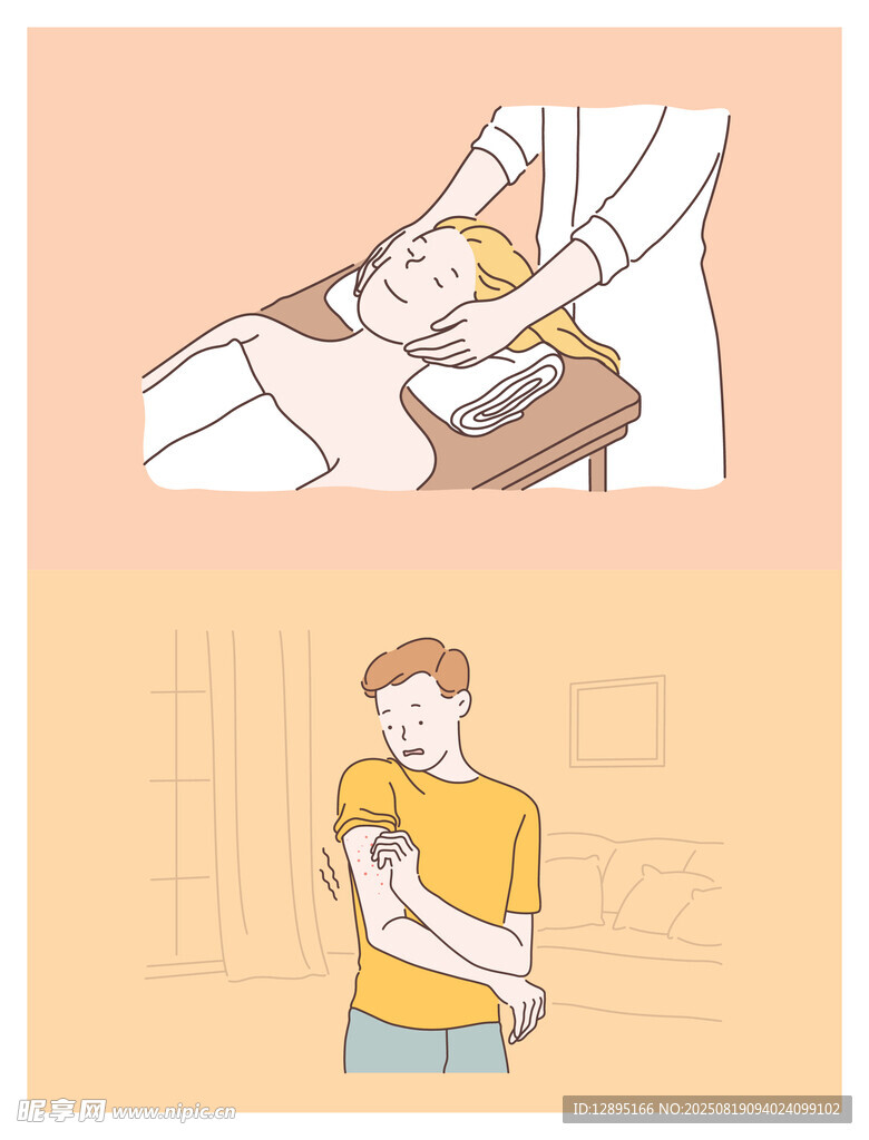 头部按摩与手机使用场景