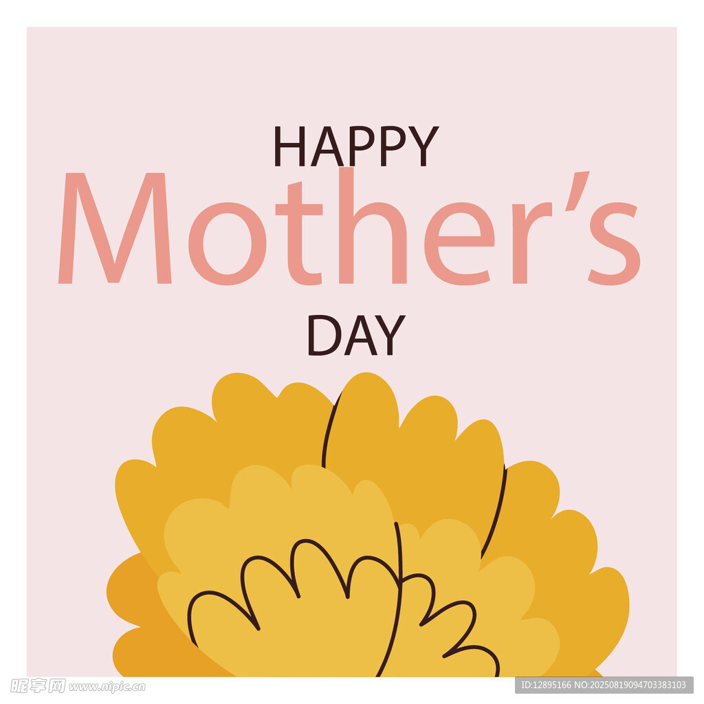 母亲节快乐贺卡图案