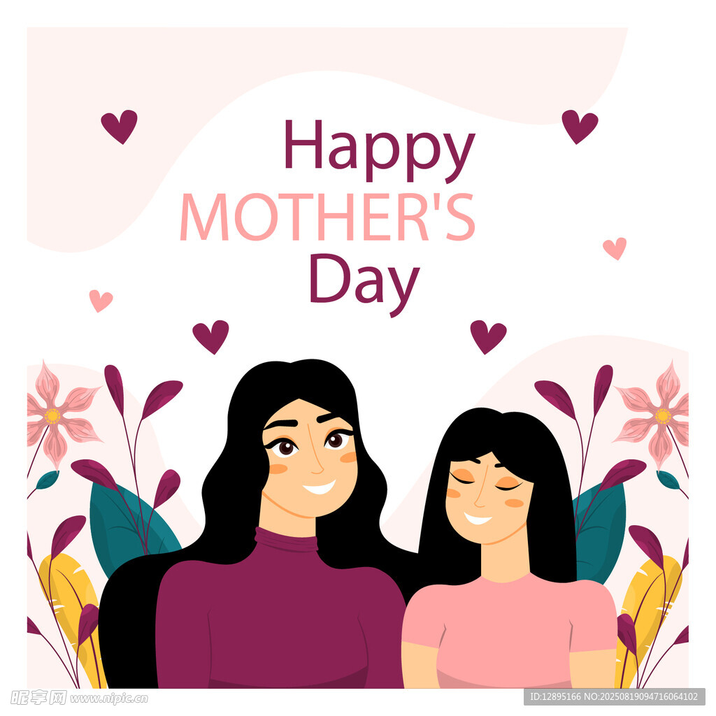 母亲节母女温馨时刻