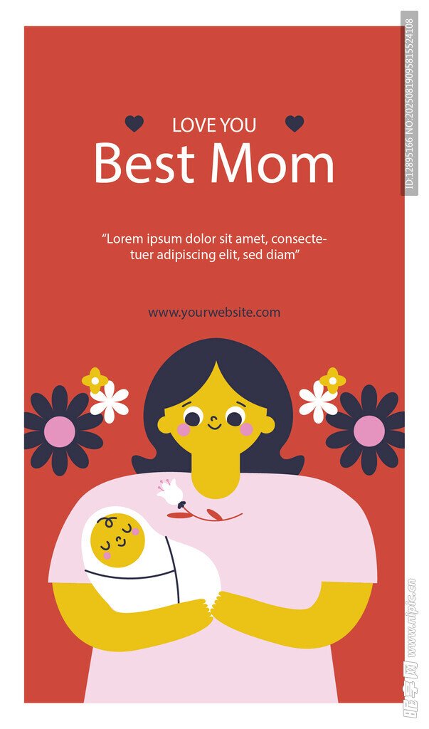 最佳妈妈贺卡设计图