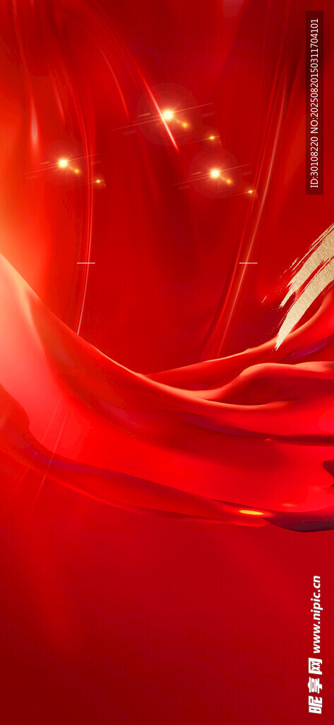 红色背景