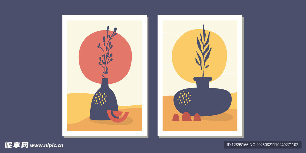 日式风格装饰画展示