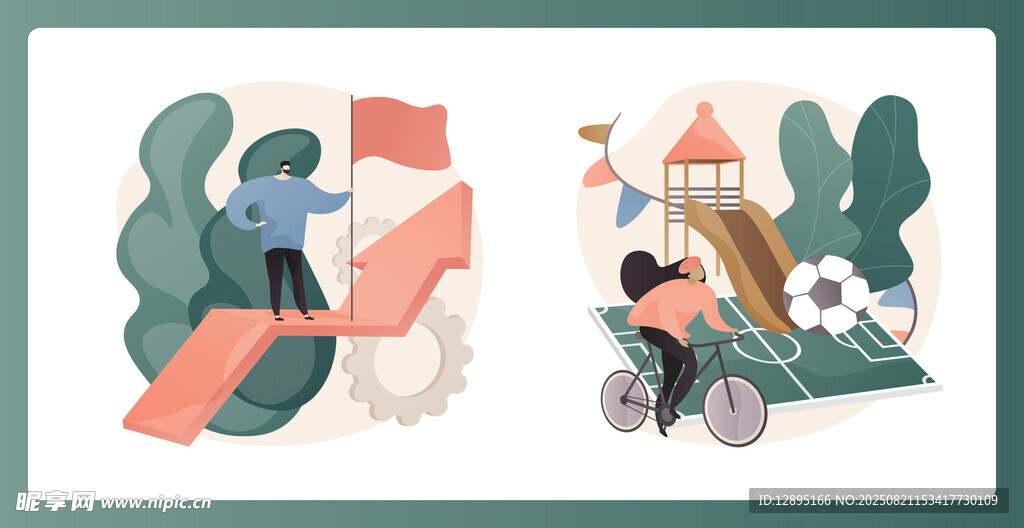 创意工作中的多样角色场景