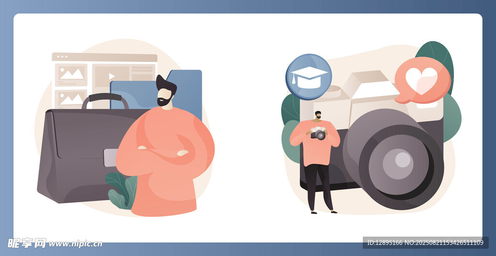 旅行摄影相关元素集合