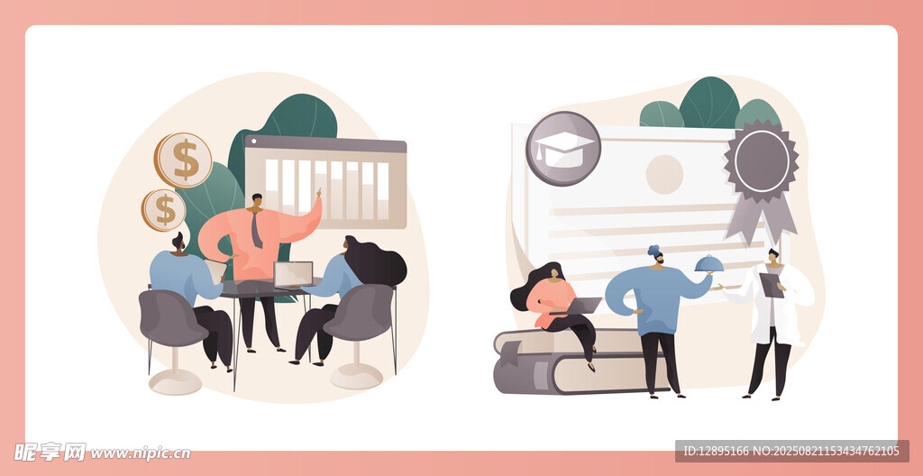 办公室场景中的互动瞬间