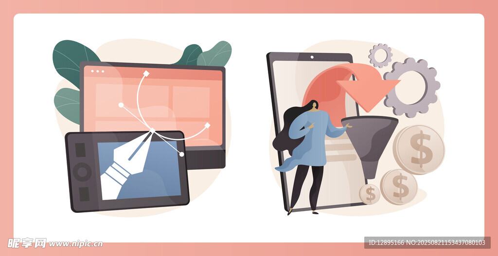 创意设计与科技元素场景