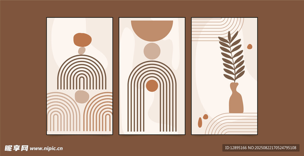 简约几何风格装饰画组合