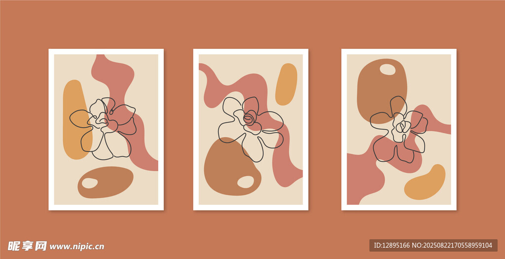 三幅蘑菇主题插画作品