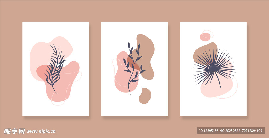 简约花卉装饰画组合