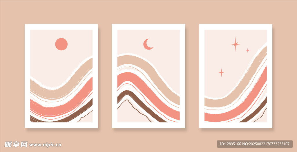 简约几何抽象艺术挂画