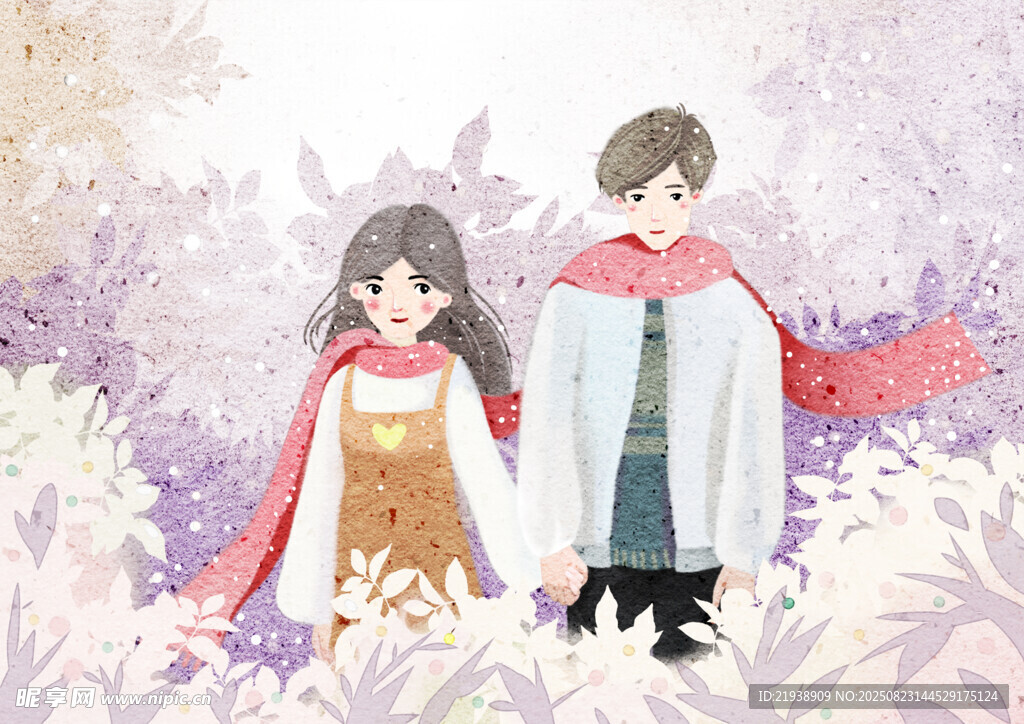 情侣插画