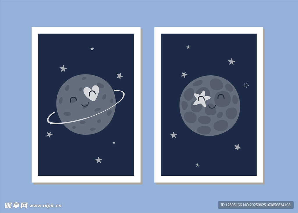 太空星球装饰画