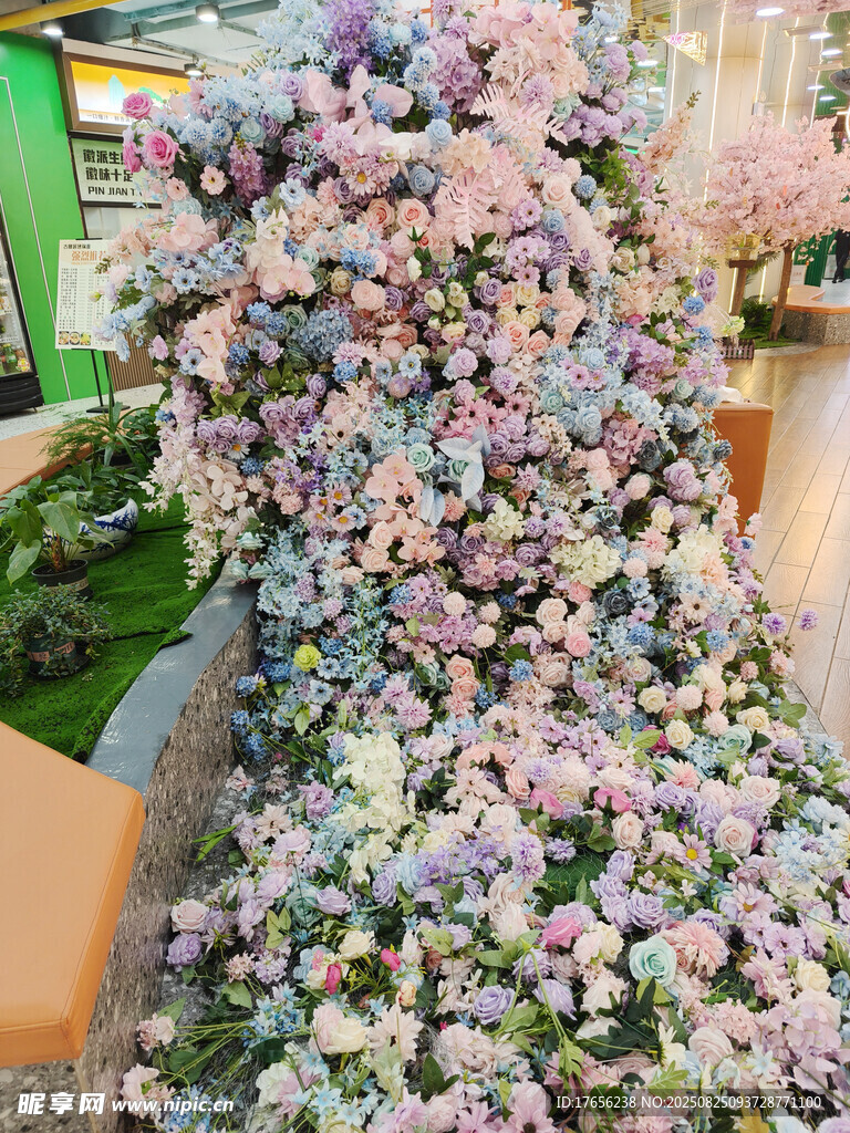 梦幻多彩花卉装饰景观
