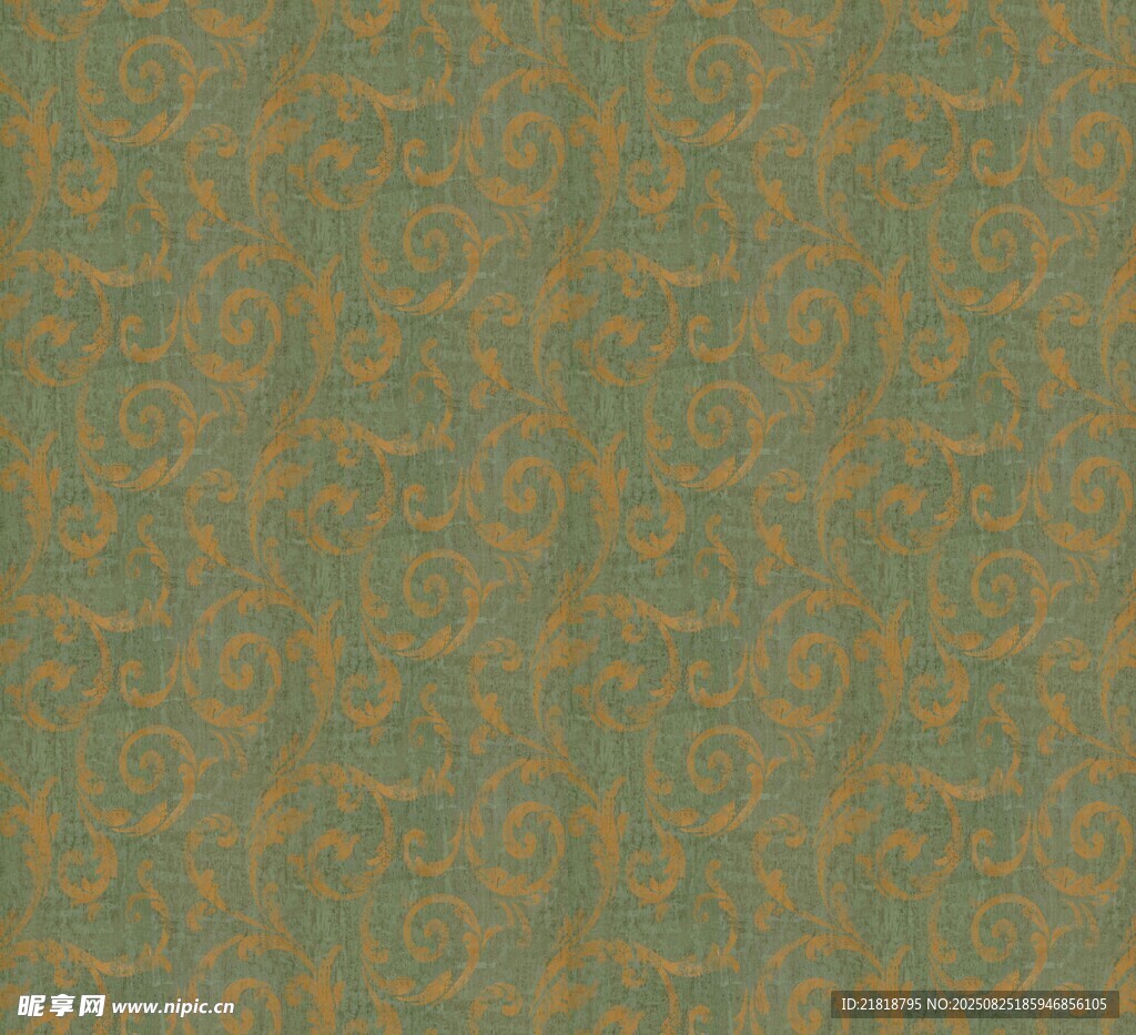 复古风花纹图案背景设计单元