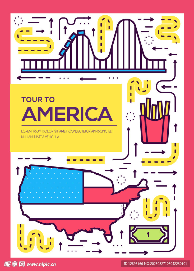 探索美国旅游元素