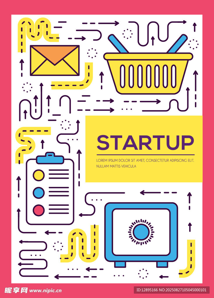 创业主题插画元素集合