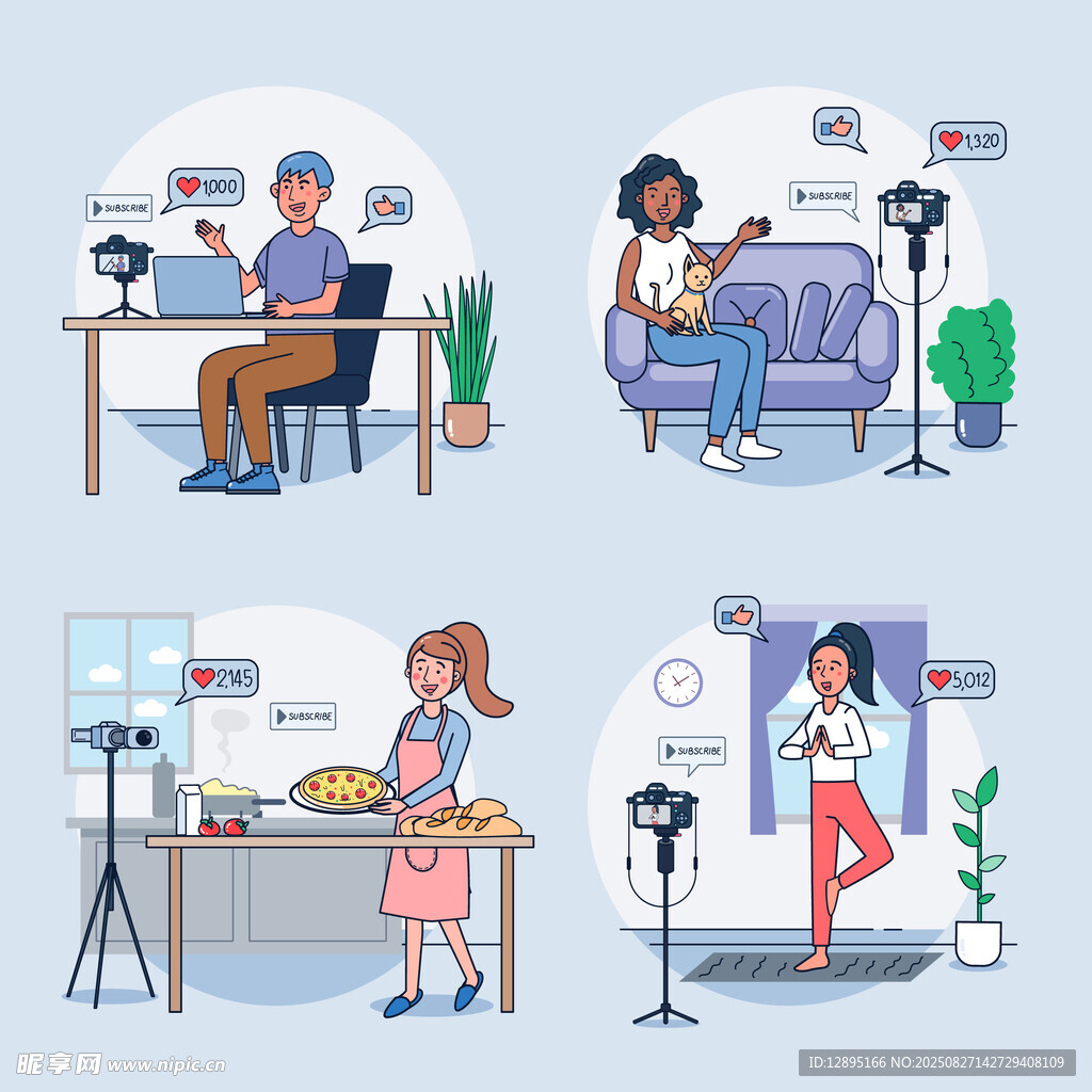 多样居家生活场景展示