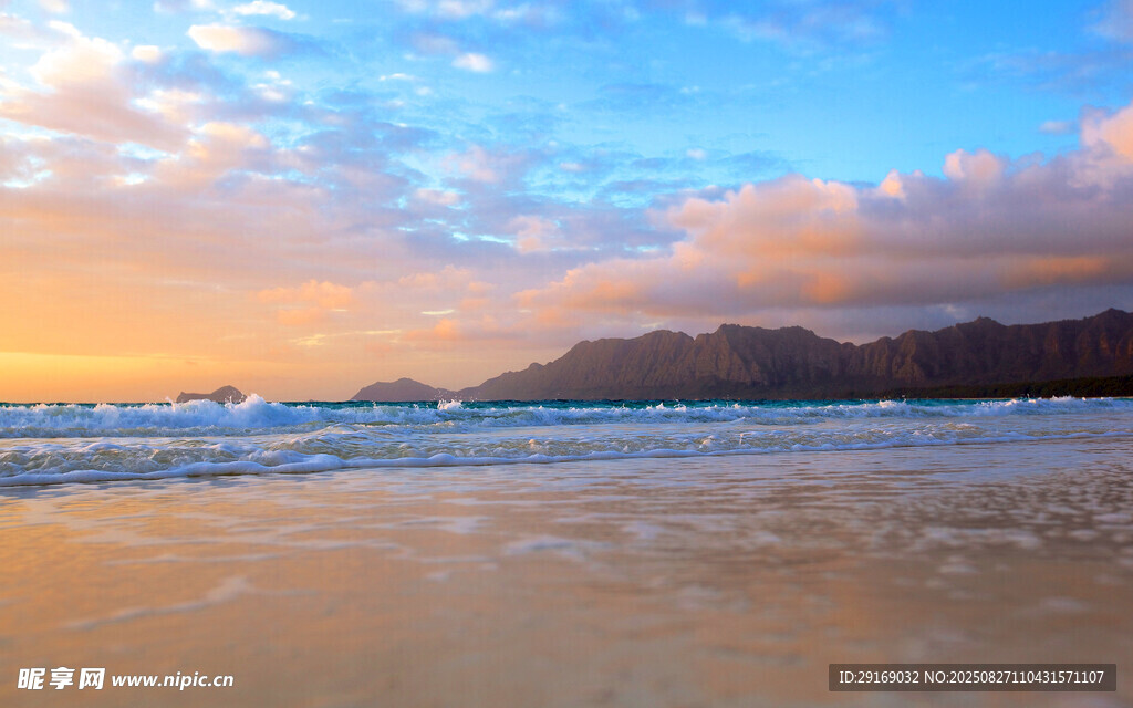 海边日出美景