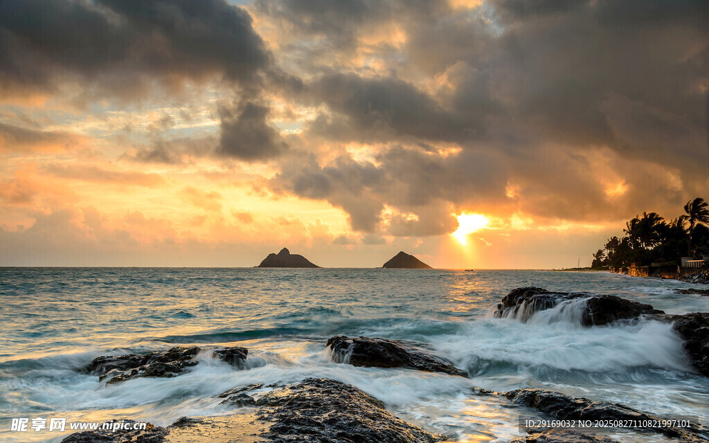 海边日落美景