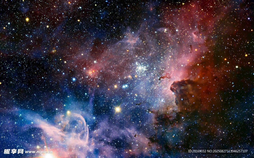 梦幻绚丽的星云宇宙景观