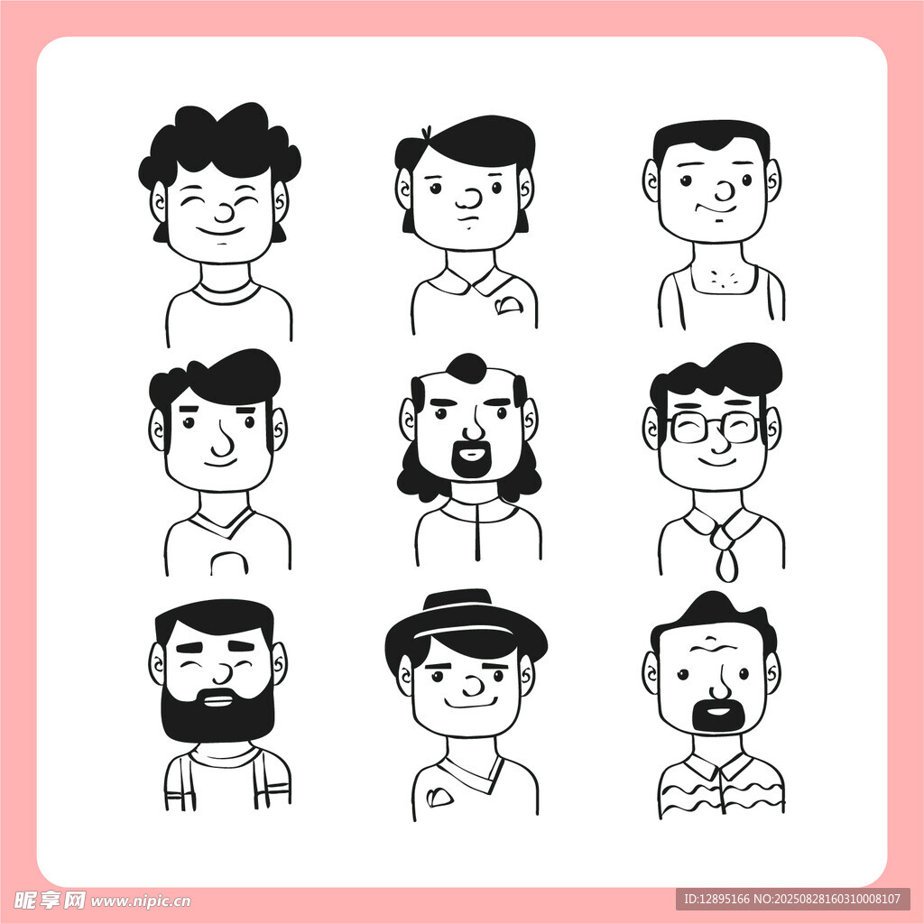 卡通人物头像集合