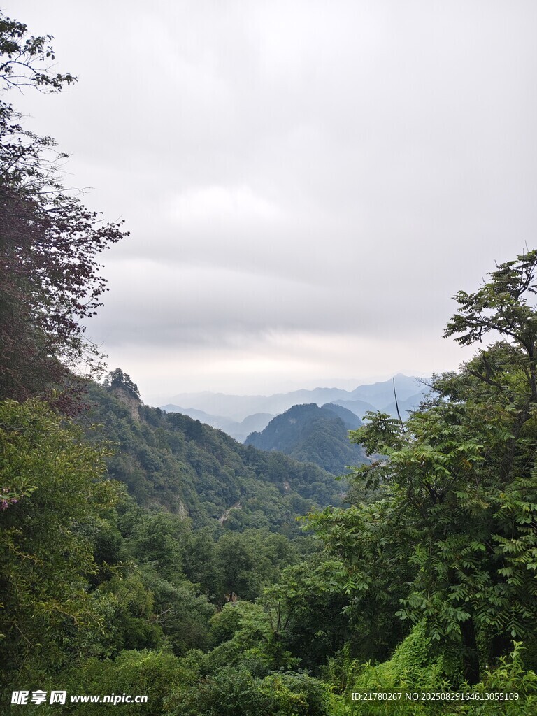 山林间的秀丽自然风光