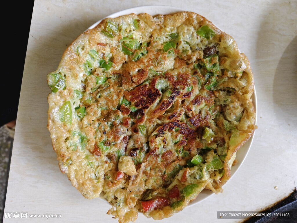 美味蔬菜鸡蛋煎饼