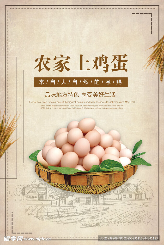 鸡蛋海报