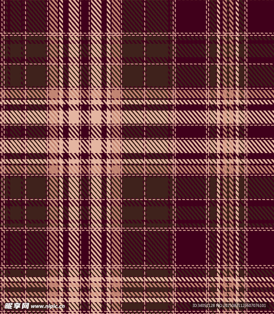 复古格子布料纹理