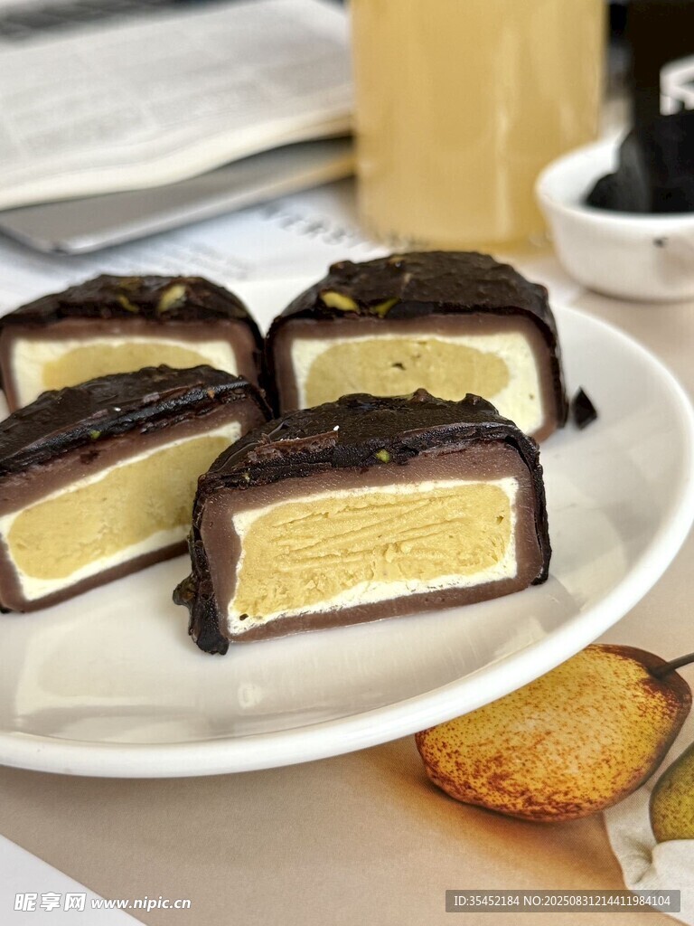 冰皮巧克力月饼