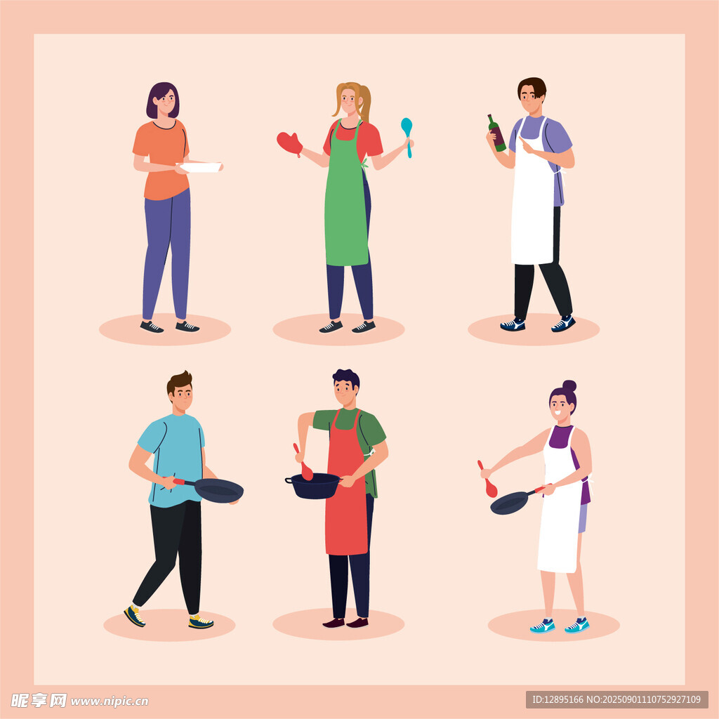 多样职业人物插画形象