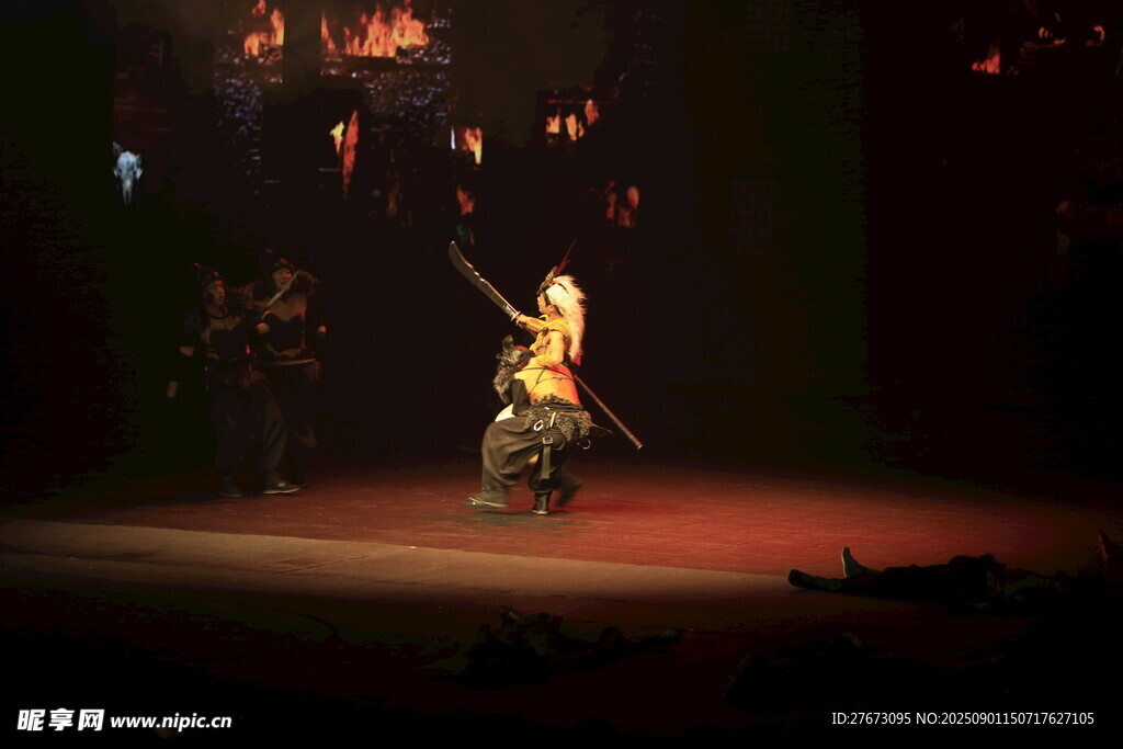 舞台上的表演者