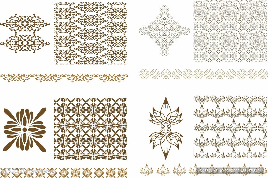 欧式花纹背景底纹