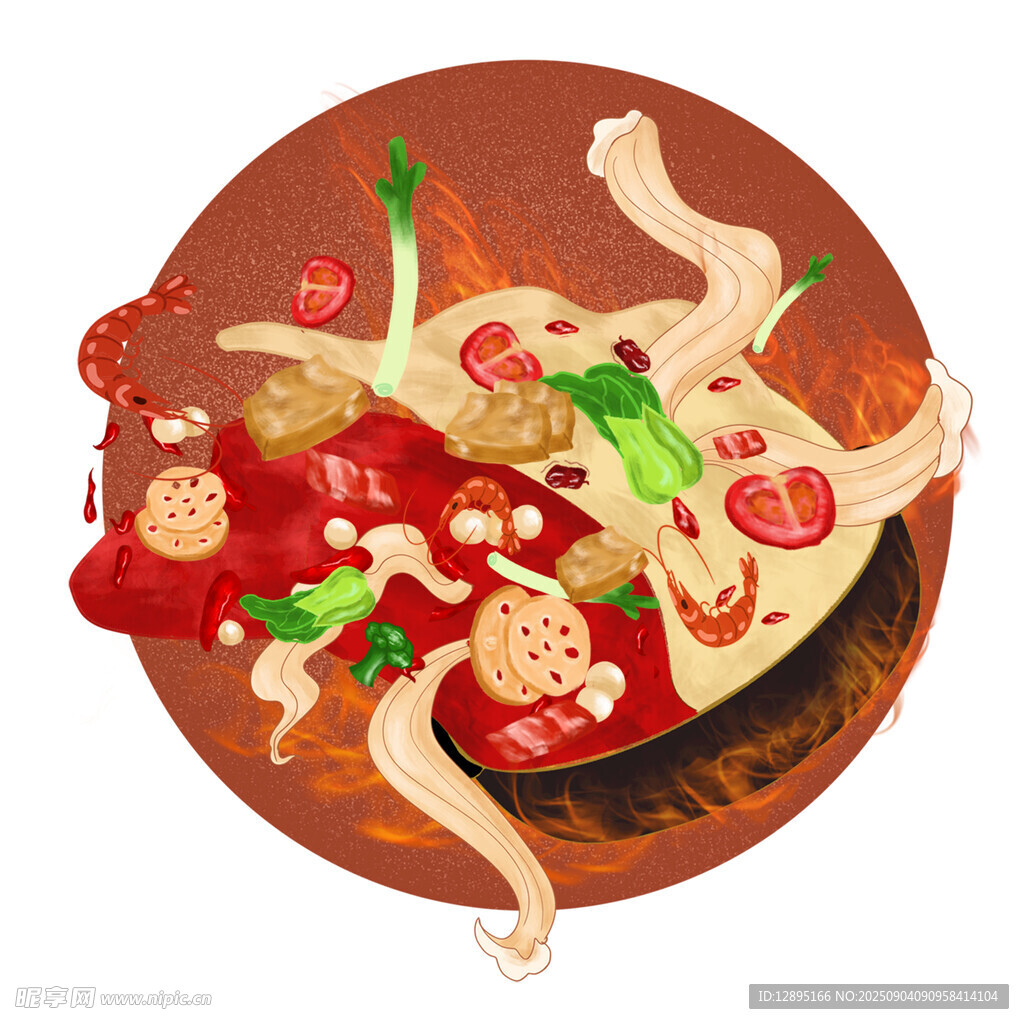 美味烤鸡配多彩食材