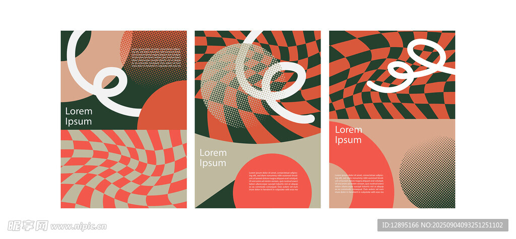 抽象几何图案艺术设计