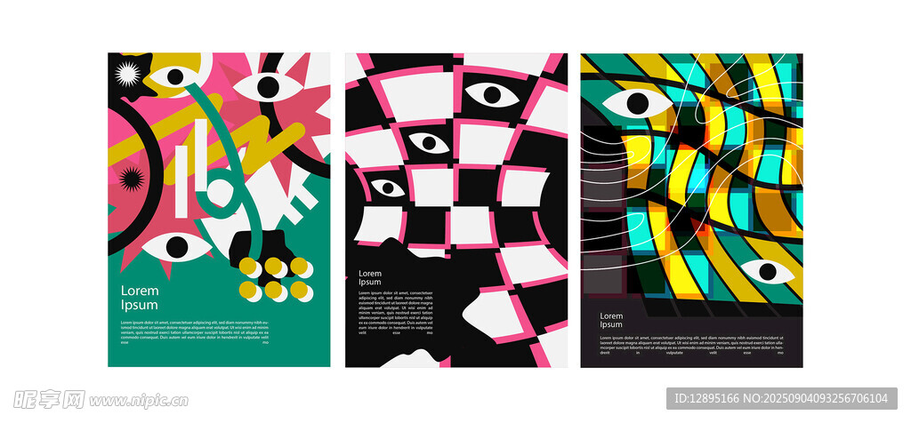 多彩创意图案设计作品