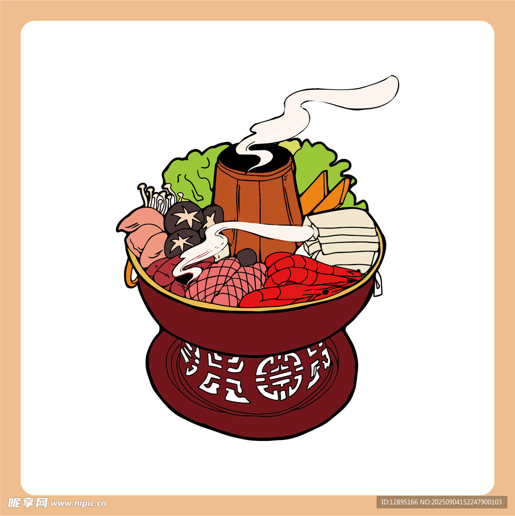 热气腾腾的美味火锅