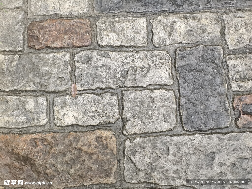 复古石砖墙纹理