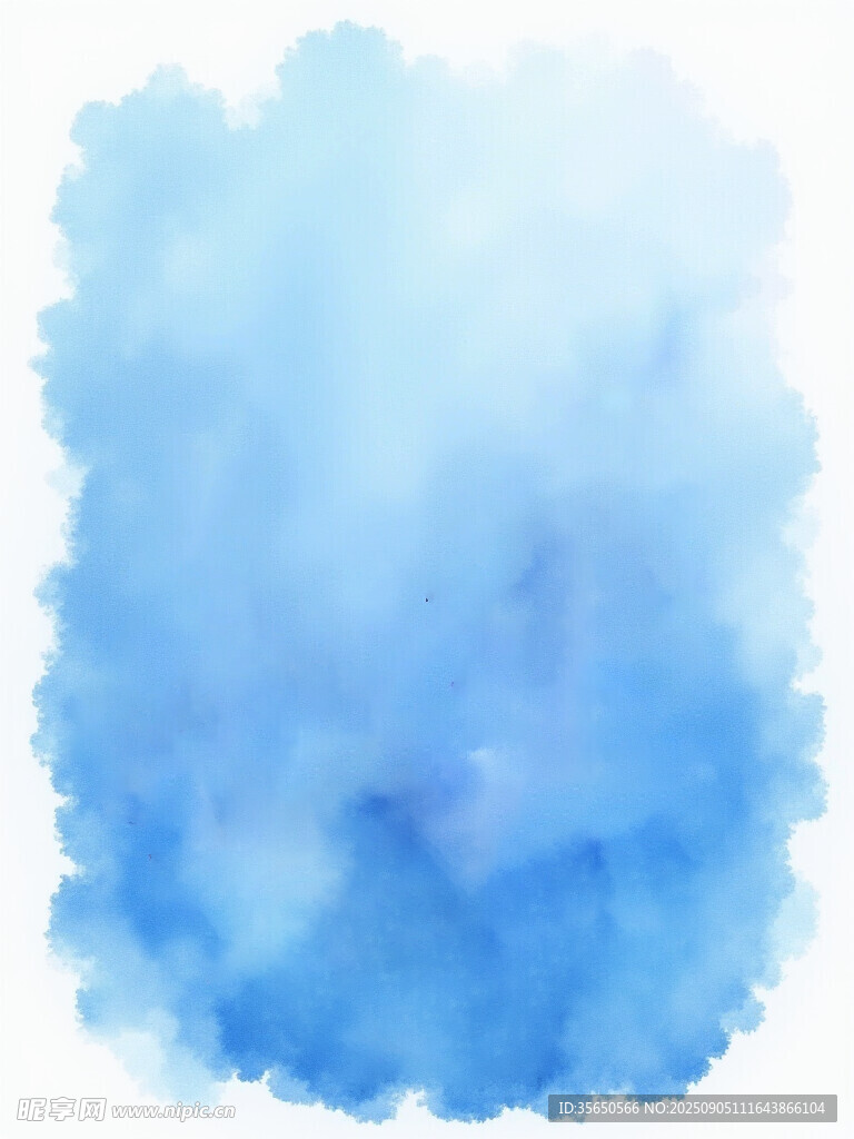 蓝色水彩渐变背景