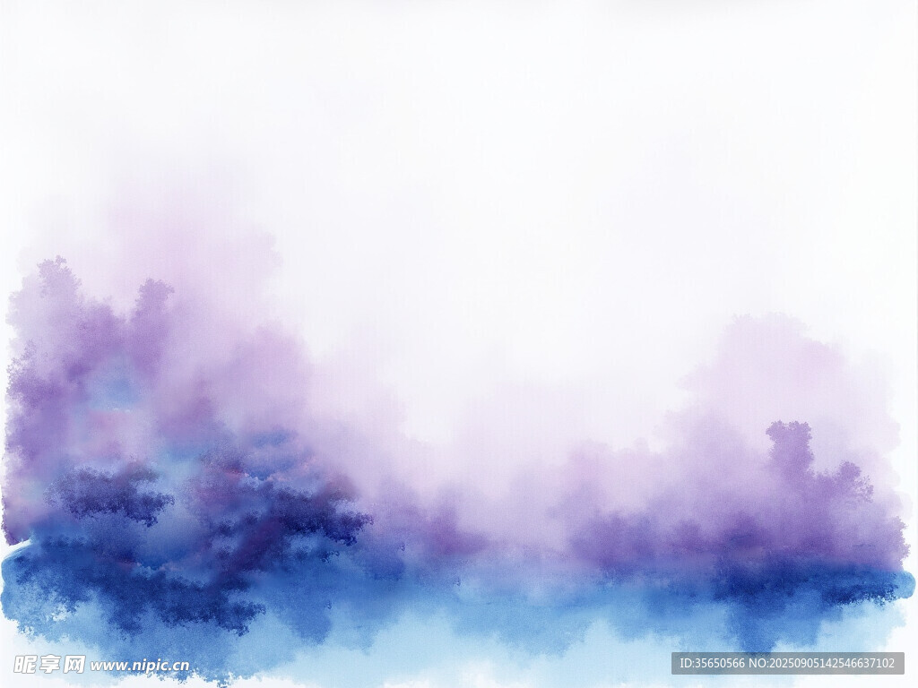 梦幻水彩渐变背景图