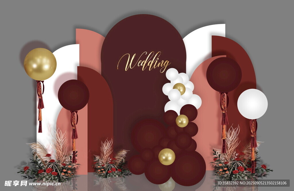 结婚 订婚 浪漫婚礼场景布置