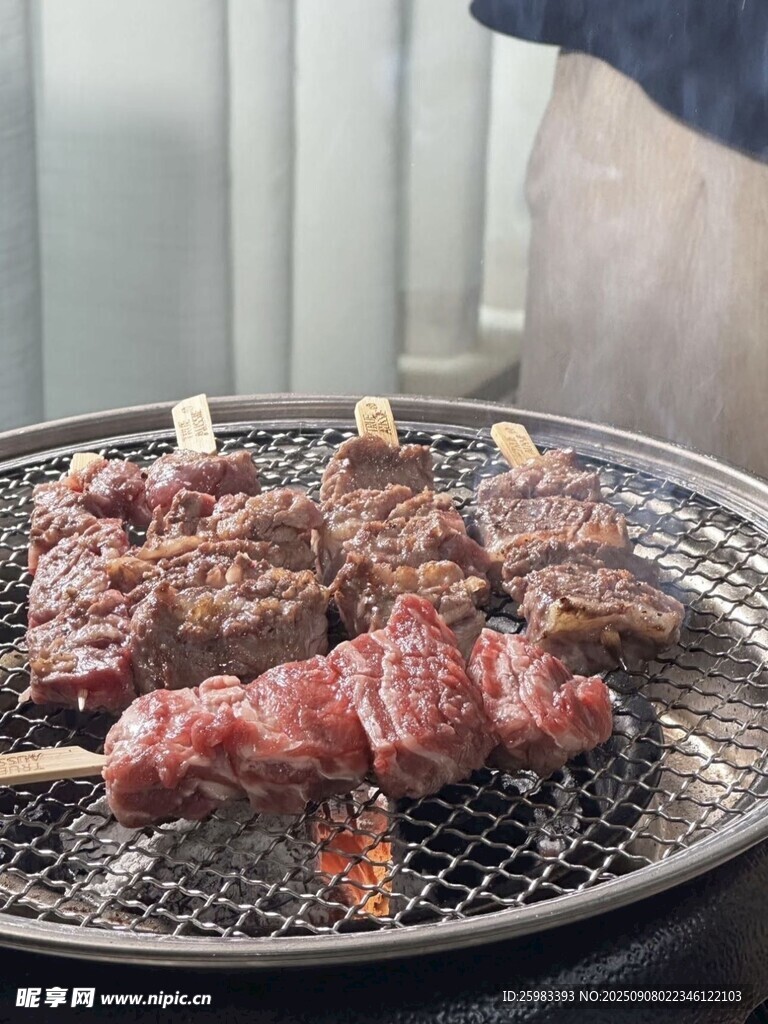 烤牛肉串